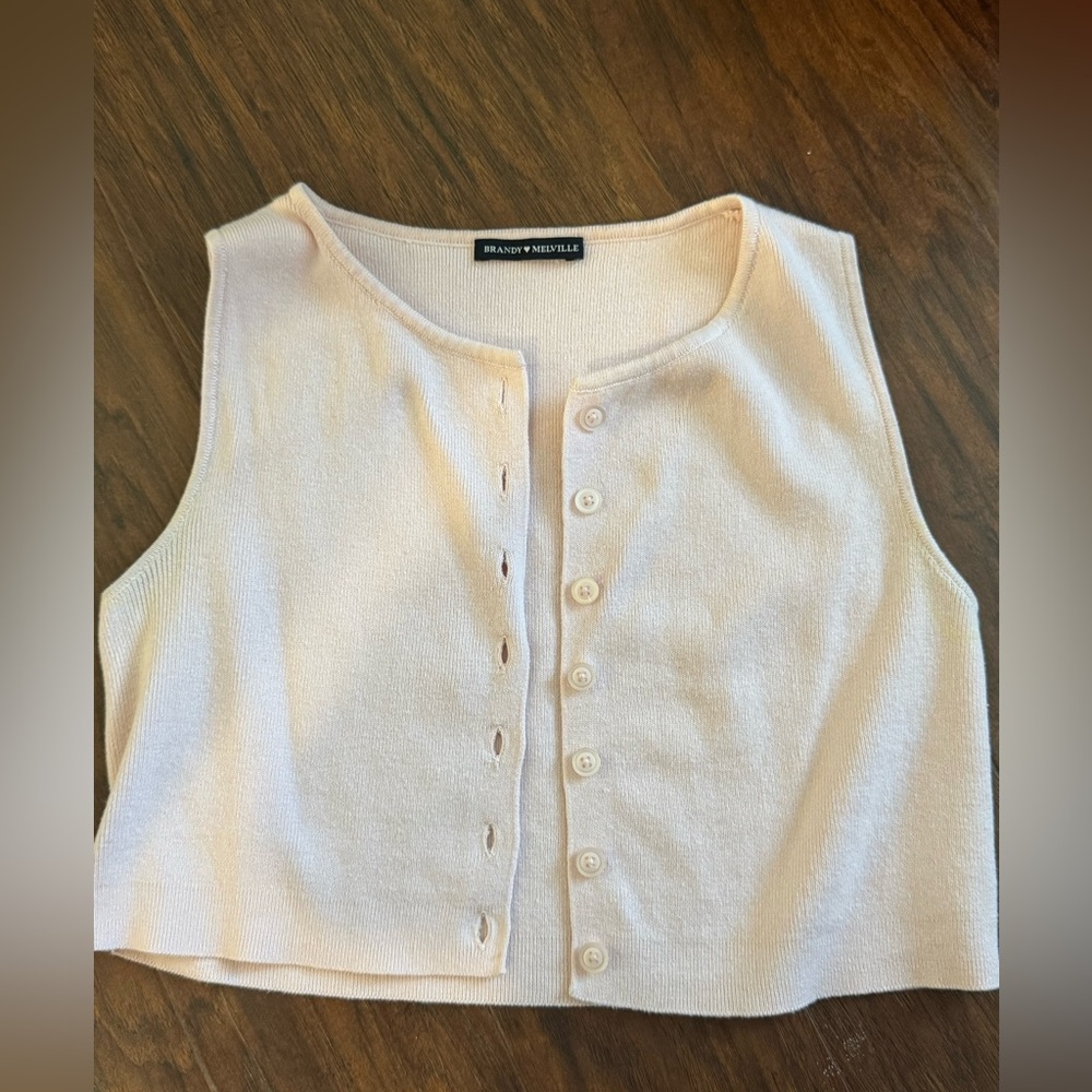 Brandy Melville baby pink top